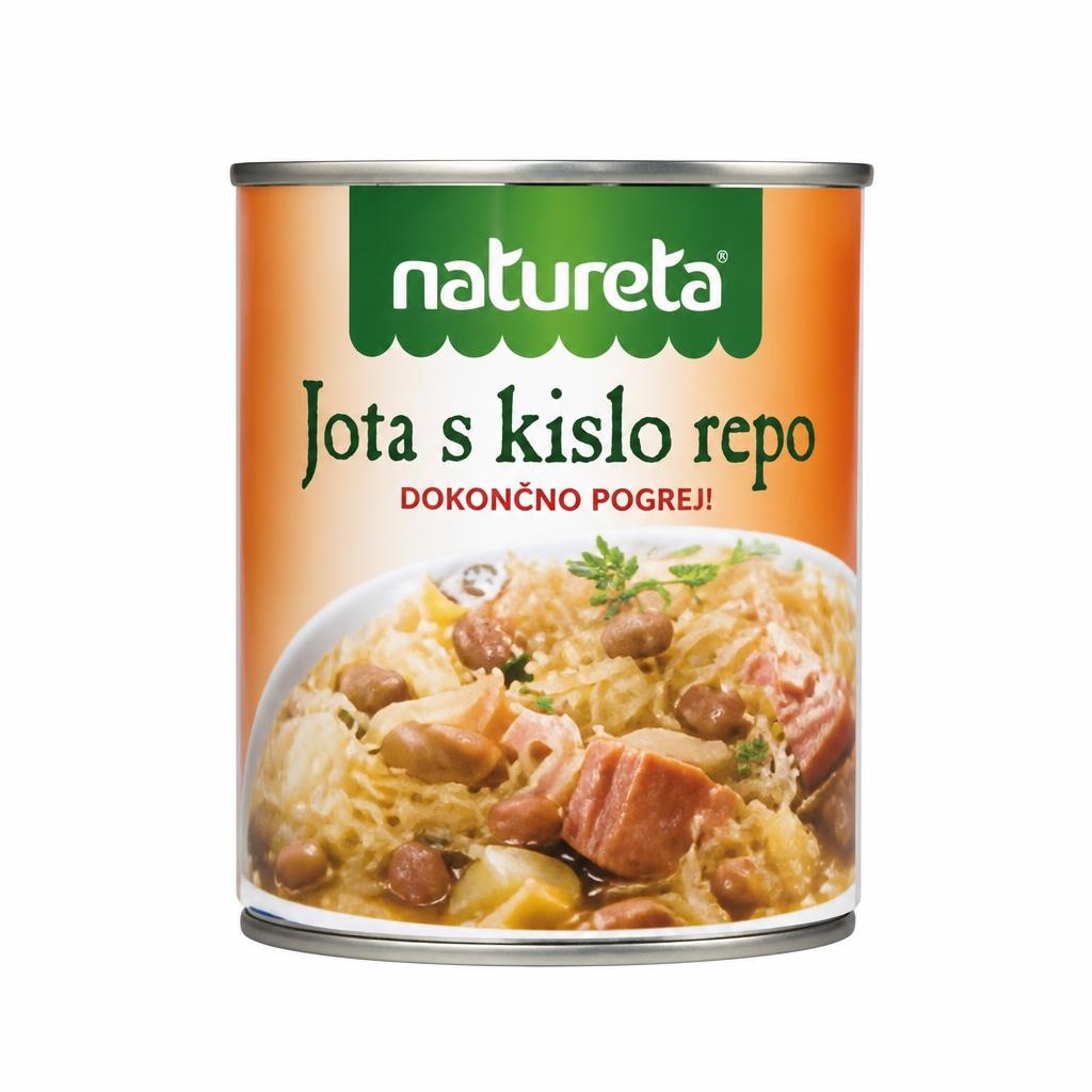 Pripravljene jedi Natureta Jota s kislo repo 840 g - Akcija v trgovini Mercator