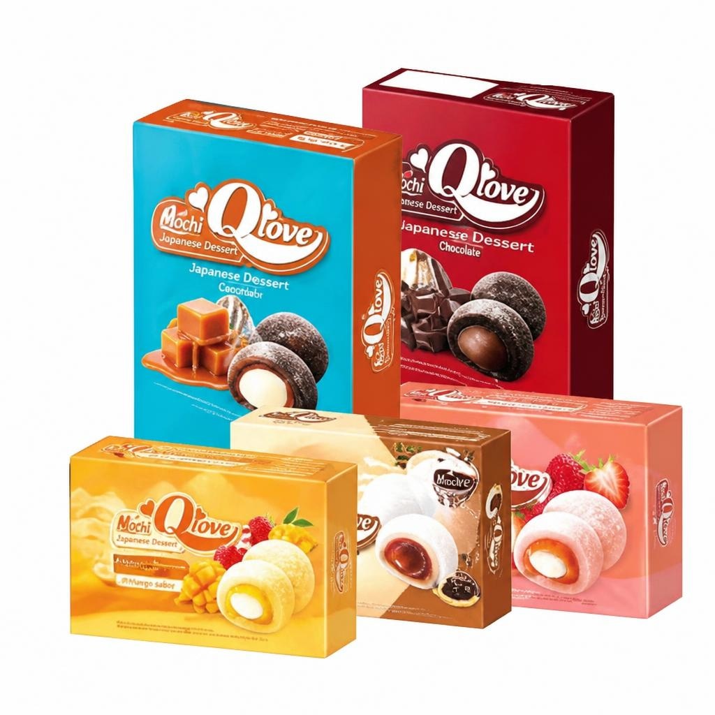 Qlove japonska slaščica mochi 120 g - 180 g Akcija v trgovini E.Leclerc
