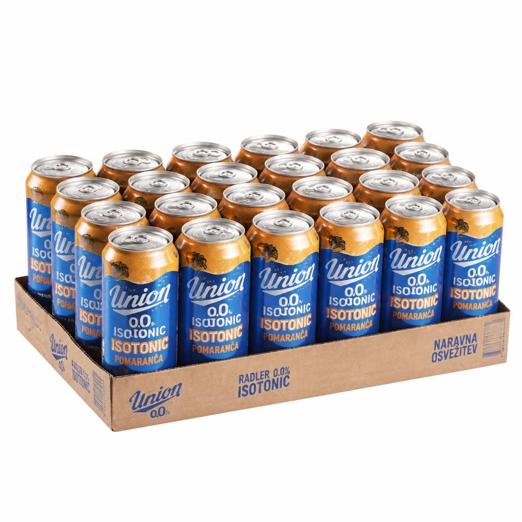 Union brezalkoholni radler Isotonic pomaranča 0,5 l Akcija v trgovini Lidl