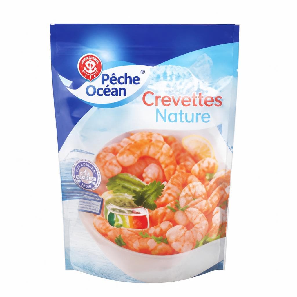 Pêche Océan kuhane oluščene kozice 125 g Akcija v trgovini E.Leclerc