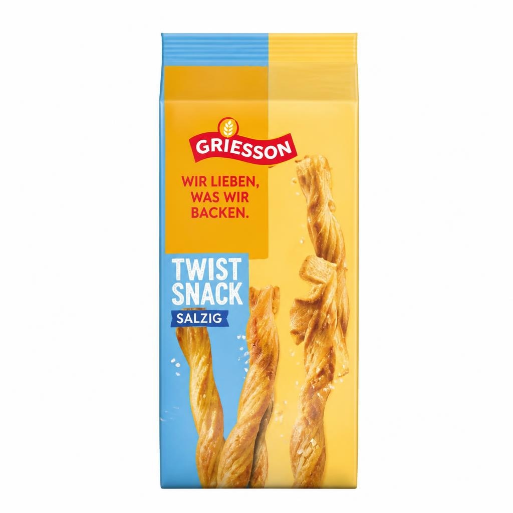 Palčke Twist Snack Griesson 125 g Akcija v trgovini Tuš