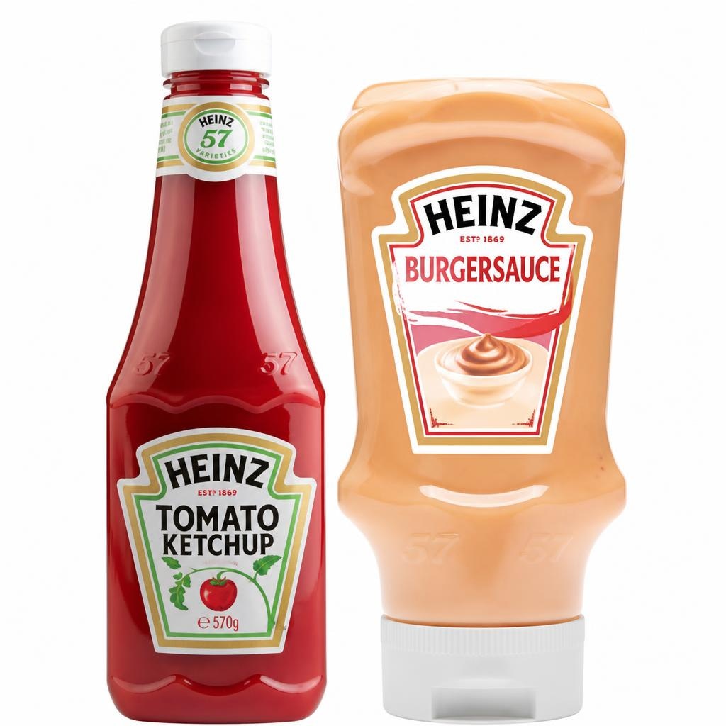 Heinz 570 g, 425 g, 480 g Akcija v trgovini Tuš