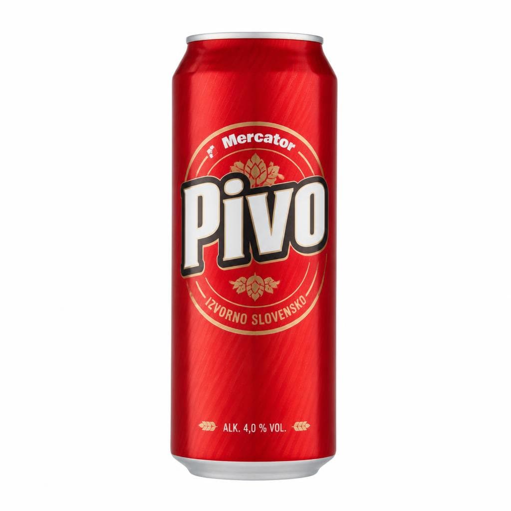 Pivo Mercator 0,5 l Akcija v trgovini Mercator