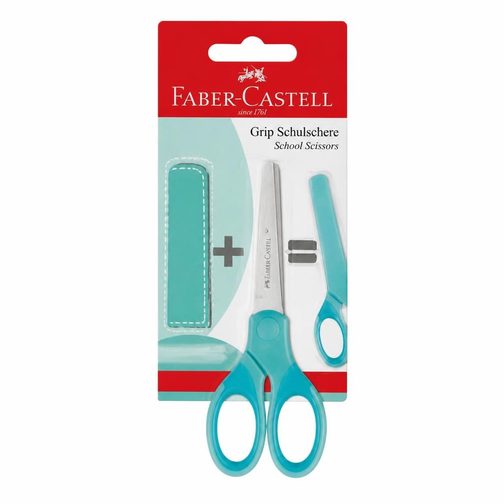 Faber-Castell Grip šolske škarje Akcija v trgovini Mueller