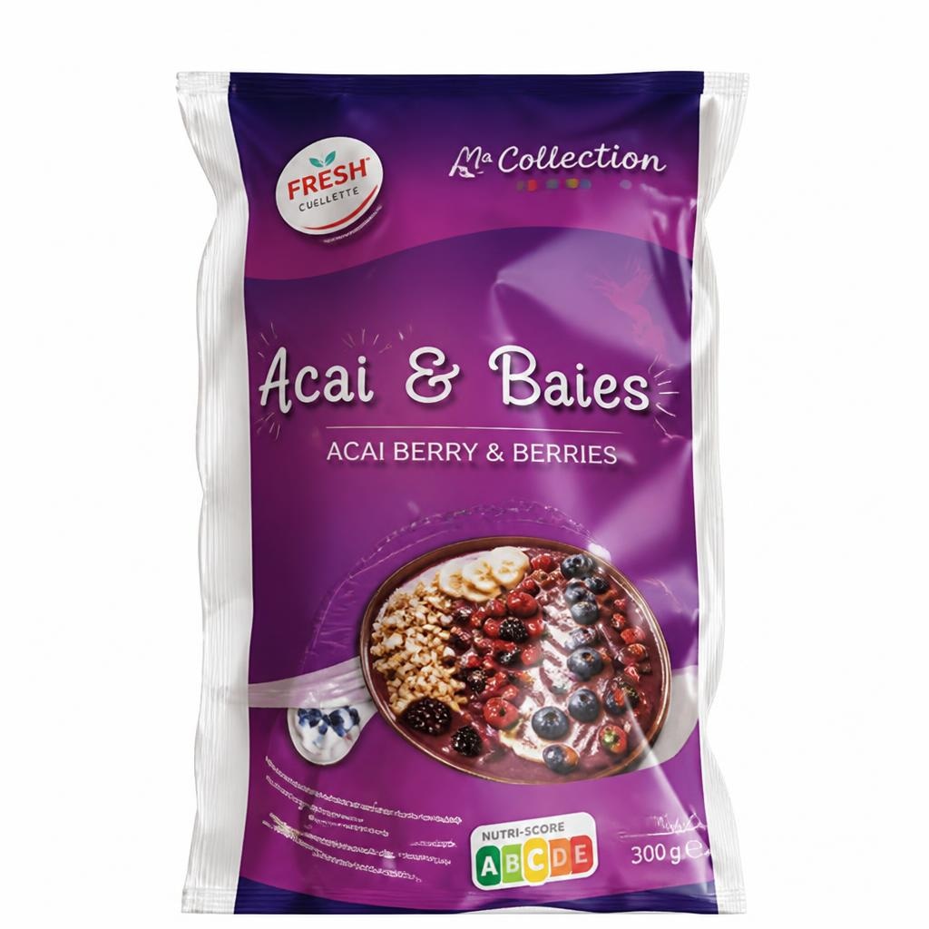 Zamrznjeno sadje Fresh Cueillette 300 g Akcija v trgovini E.Leclerc