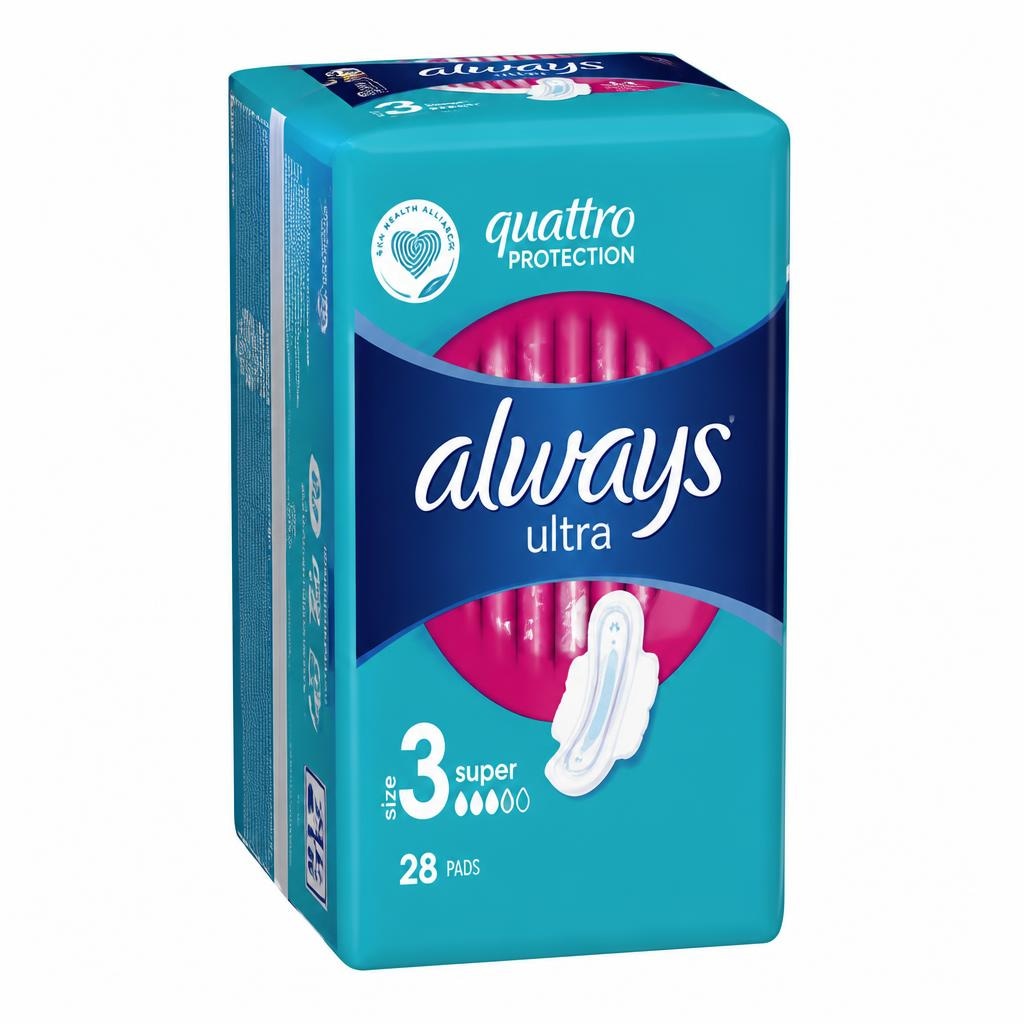 Damski vložki Always quattro Akcija v trgovini Mercator
