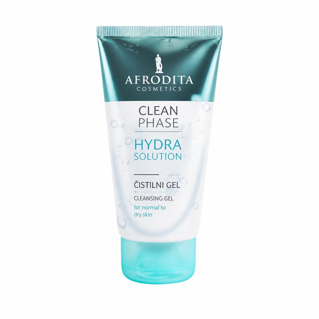 Afrodita Cosmetics Clean Phase Hydra Solution čistilni gel 150 ml Akcija v trgovini Dm