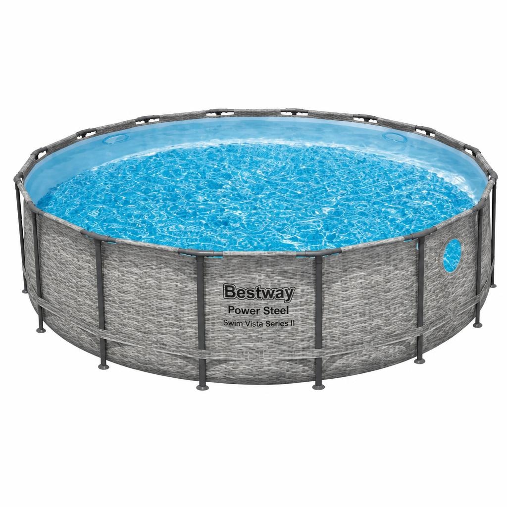 Bestway Bazen Power Steel Swim Vista Premer: 488 cm, Višina: 122 cm Akcija v trgovini Obi
