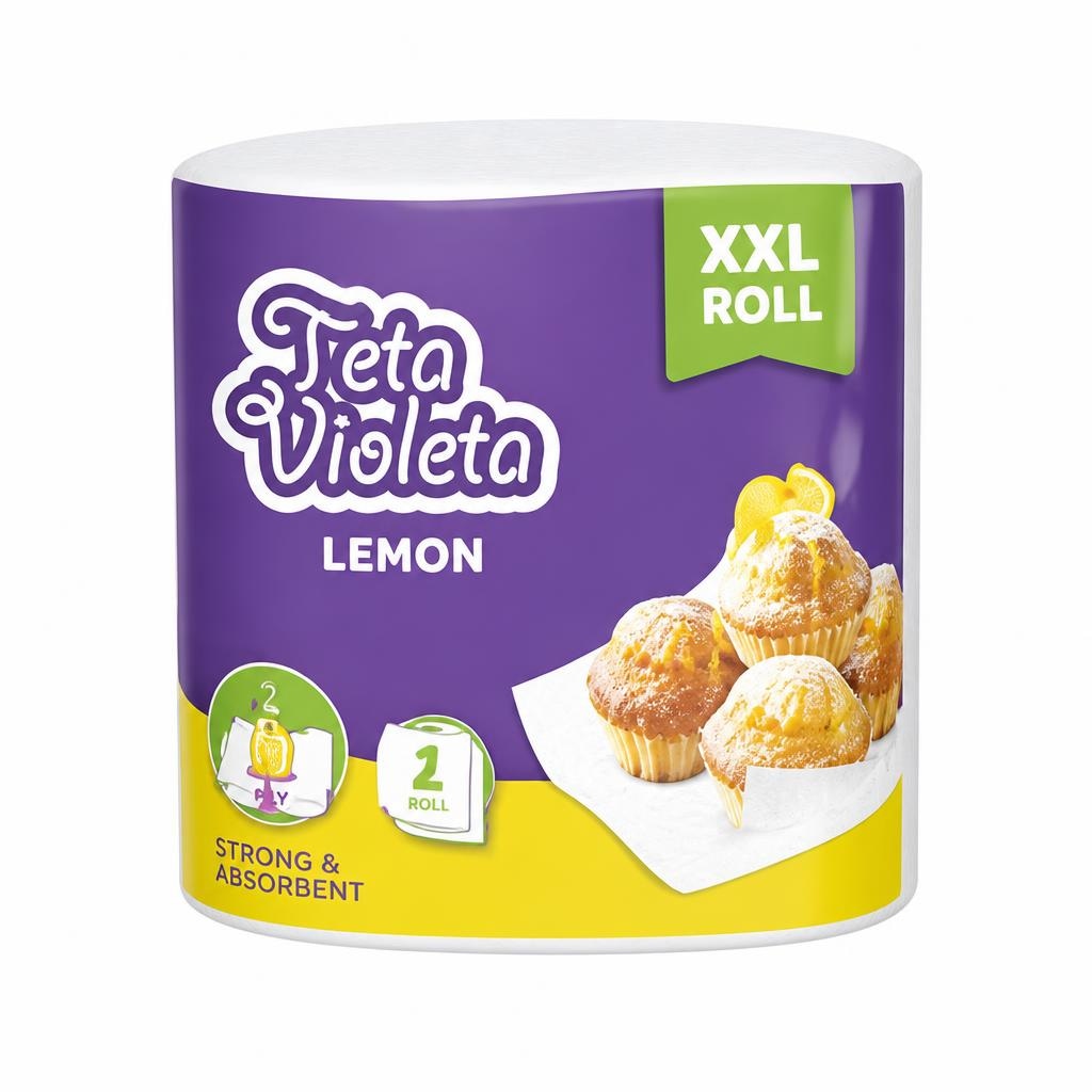 Papirnate brisače Violeta XXL 2/1 - Akcija v trgovini E.Leclerc