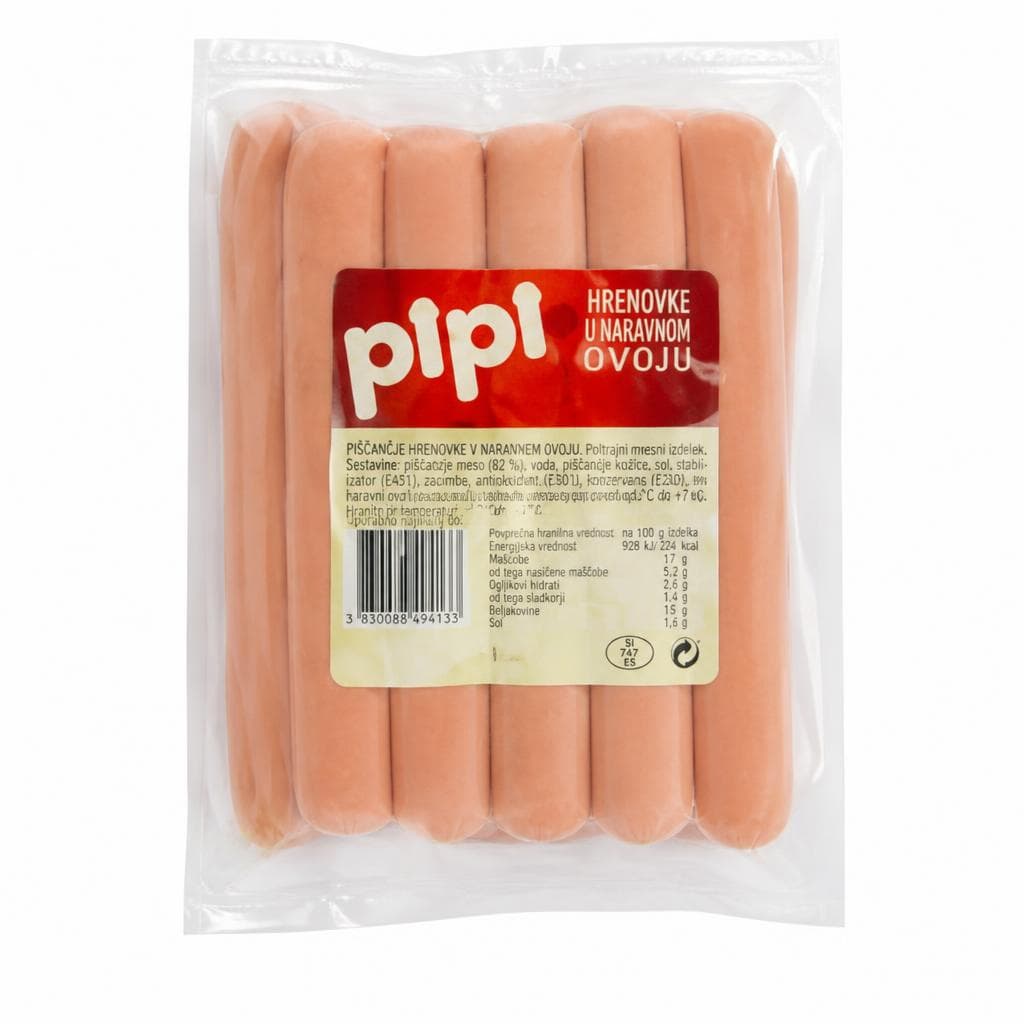 Hrenovke v naravnem ovoju 1 kg Panvita Akcija v trgovini Jager