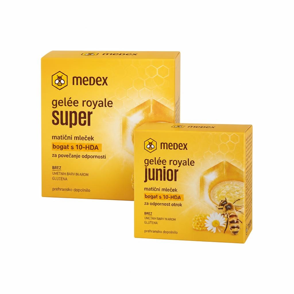 Medex Gelée Royale Super ali Gelée Royale Junior 10 x 9 ml Akcija v trgovini Spar