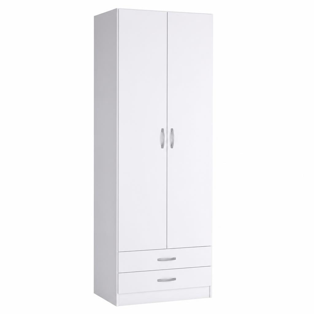 Omara bela 2-delna 80x177x52 cm smart! Akcija v trgovini Dipo