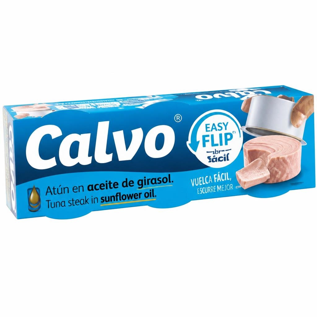 Tunina Calvo 3x65 g Akcija v trgovini E.Leclerc