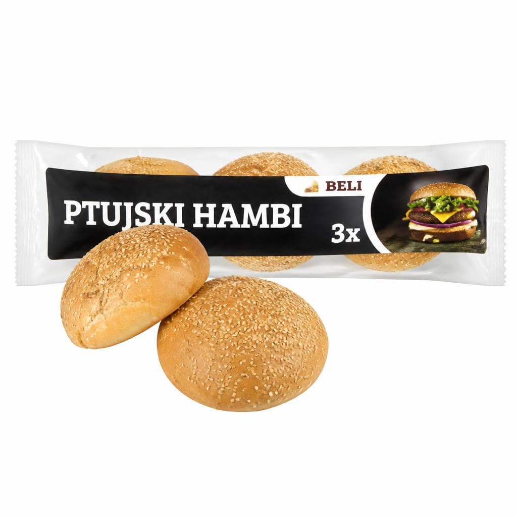 Ptujski hambi beli 3 x 70 g Akcija v trgovini Jager