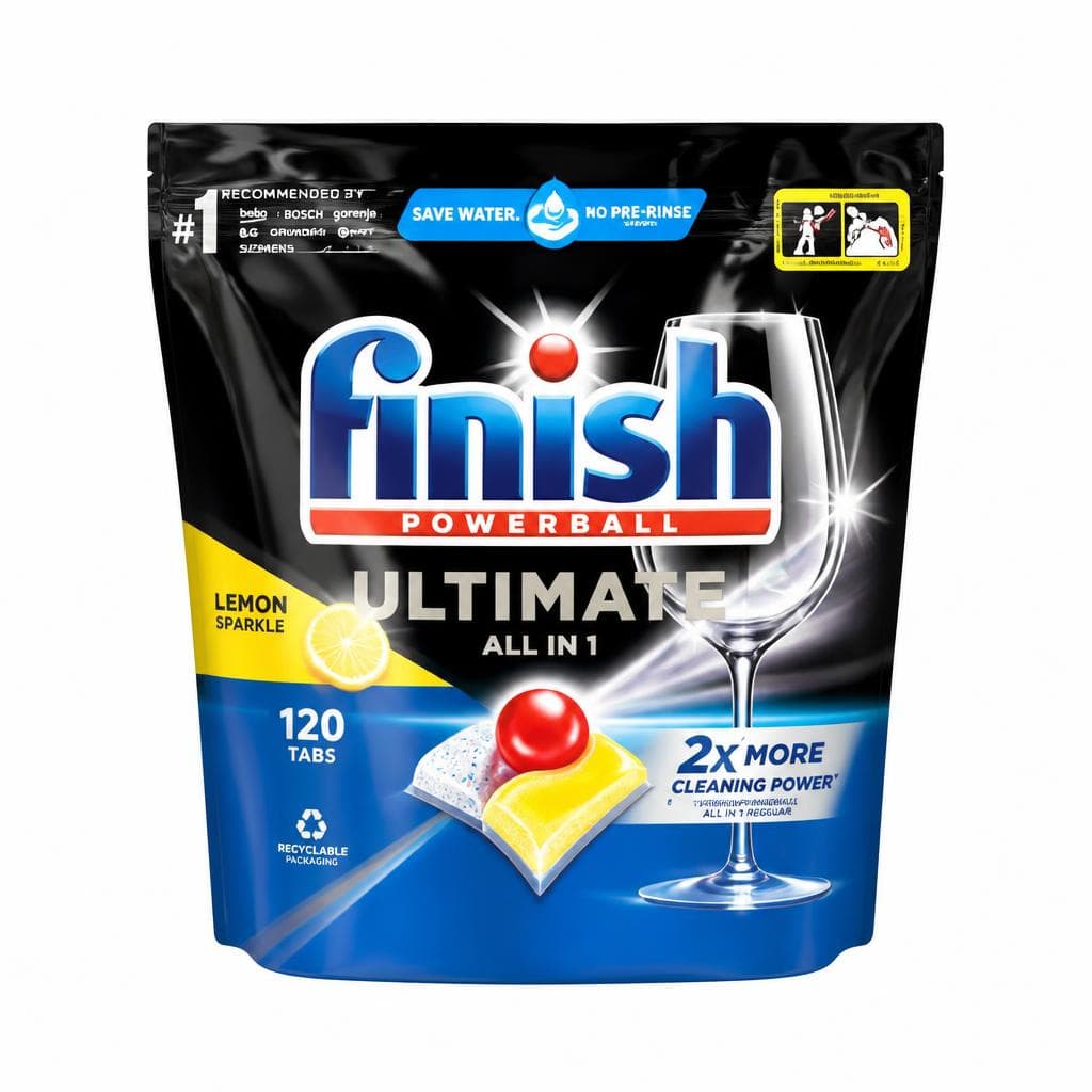 Tablete Finish za strojno pomivanje posode Ultimate 120/1 Akcija v trgovini Spar
