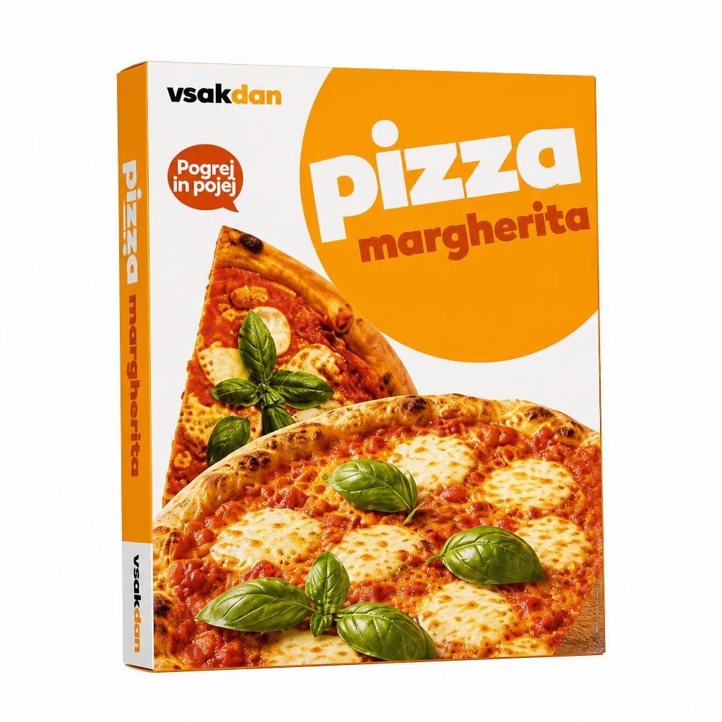 Vsakdan Pizza Margherita 330 g Akcija v trgovini Tuš