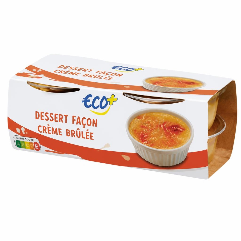 Desert Crème Brûlée 400 g ECO+ - Akcija v trgovini E.Leclerc