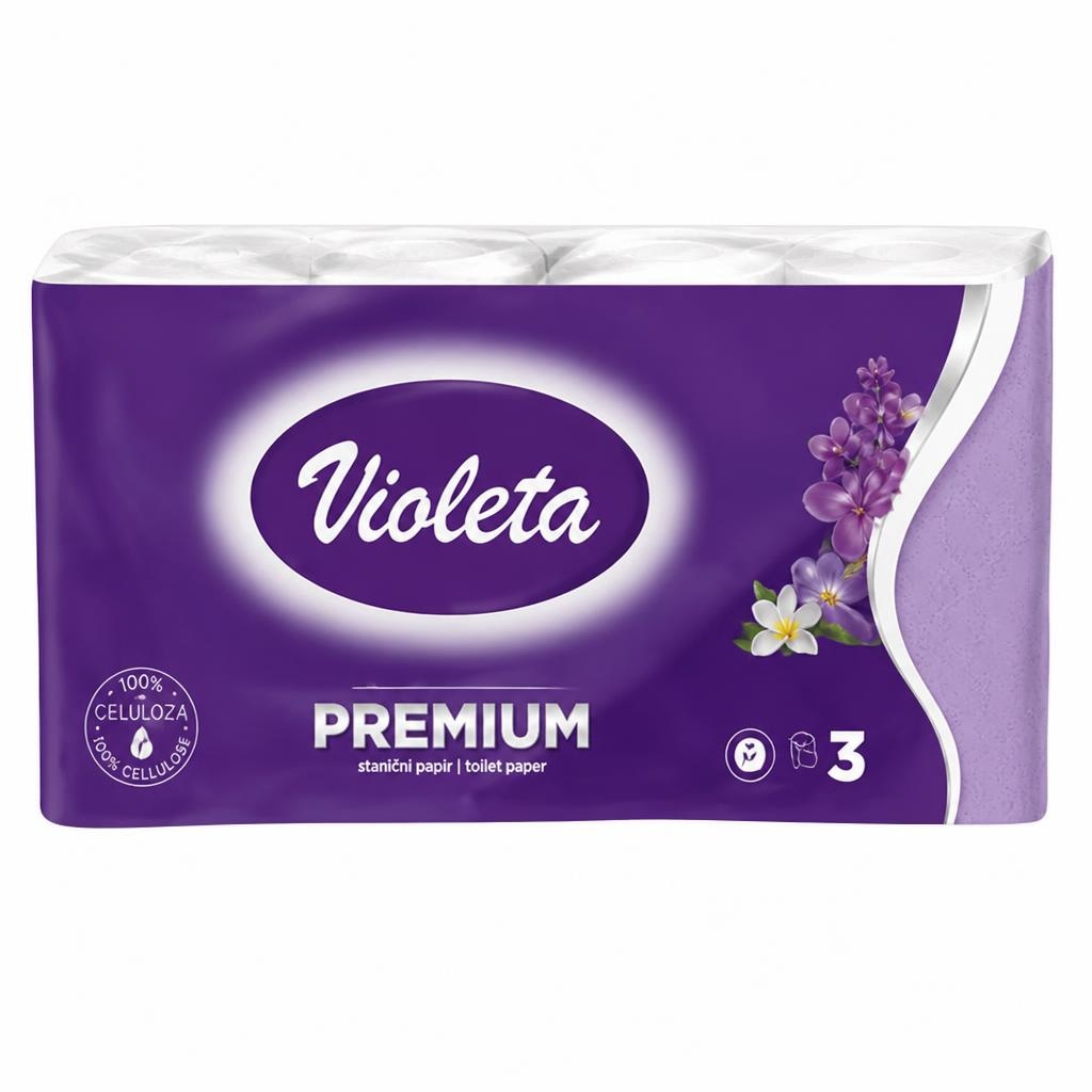 Violeta toaletni papir 16/1, 3-slojni Akcija v trgovini Jager