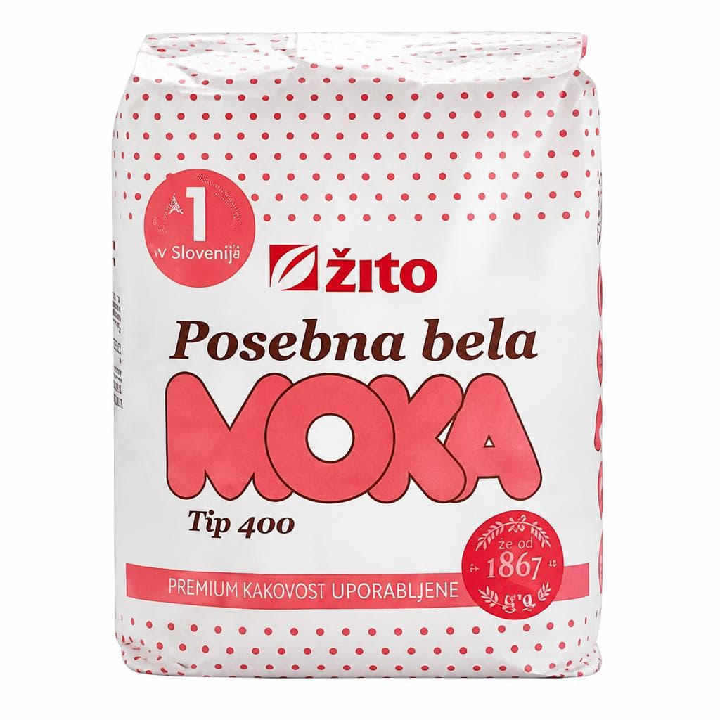 Žito Posebna bela moka tip 400 1 kg Akcija v trgovini Tuš