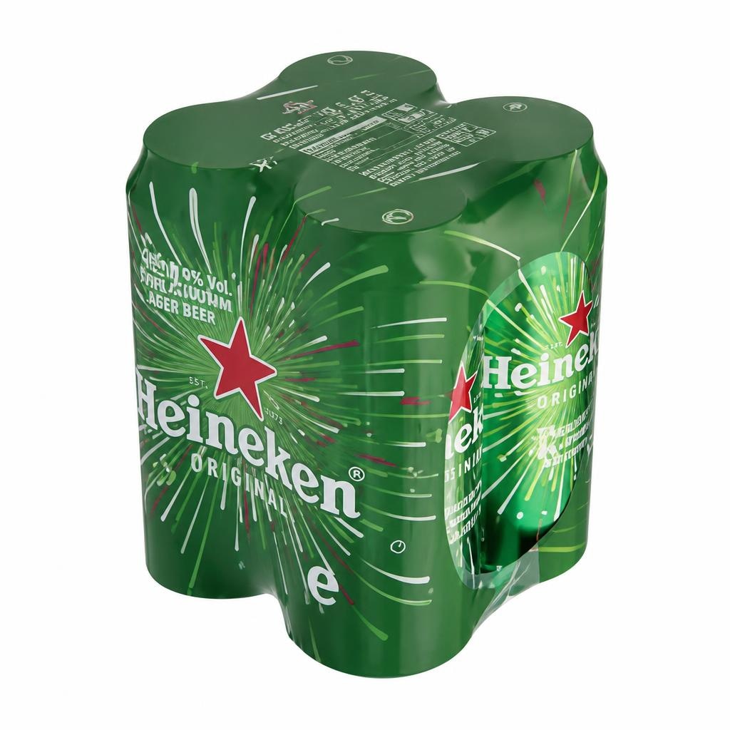 Pivo Heineken 4 x 0,5 l Akcija v trgovini Mercator