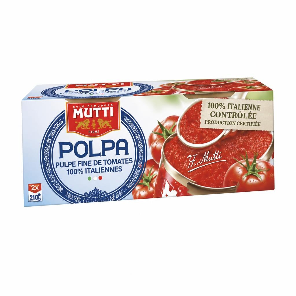 Paradižnikova kaša Mutti 2x210 g Akcija v trgovini E.Leclerc