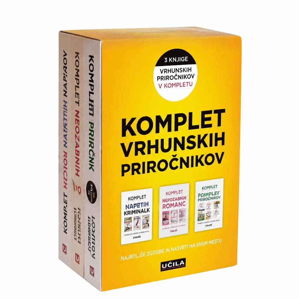 Komplet vrhunskih priročnikov Akcija v trgovini Spar
