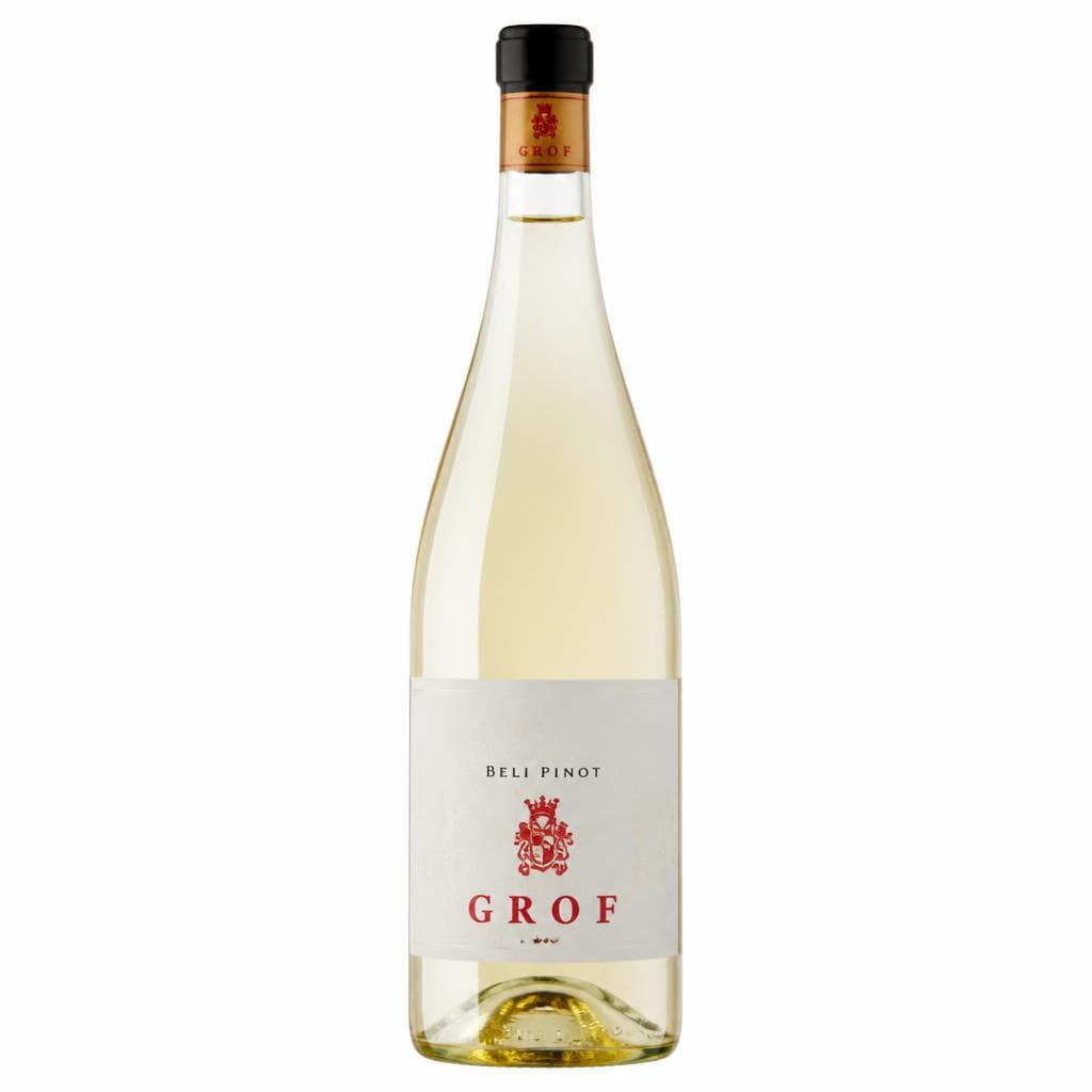 GROF beli pinot 0,75 L Akcija v trgovini Kompas Shop