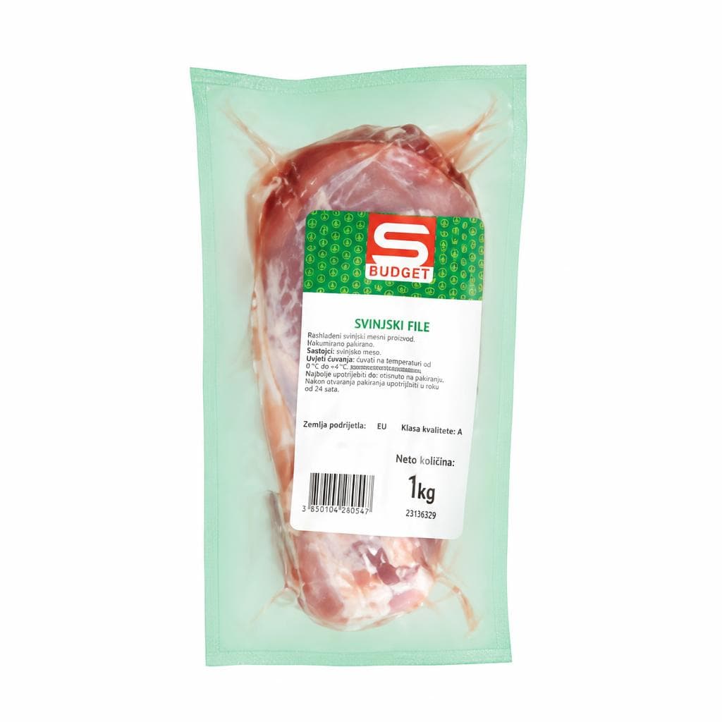 Svinjski file 1 kg S Budget Akcija v trgovini Spar