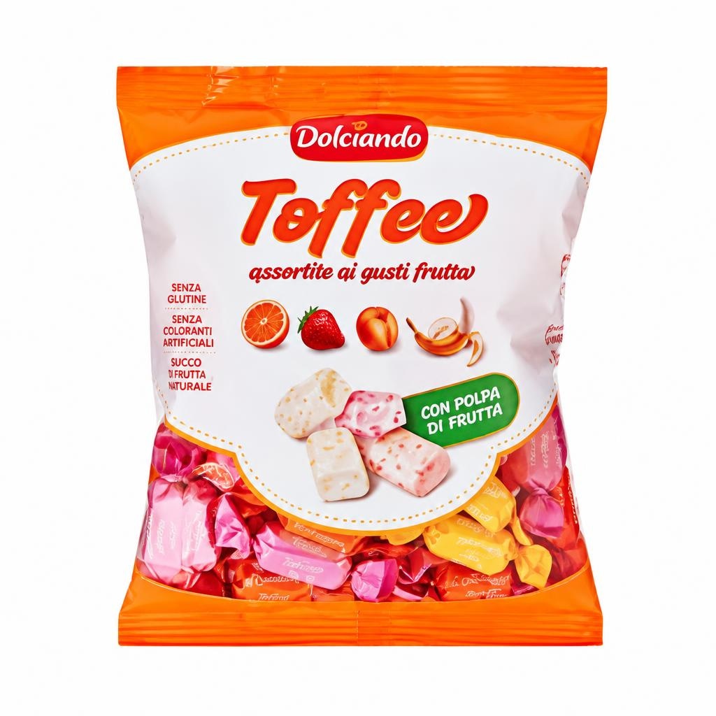 Mehki sadni bonboni 300 g Toffee Akcija v trgovini Eurospin