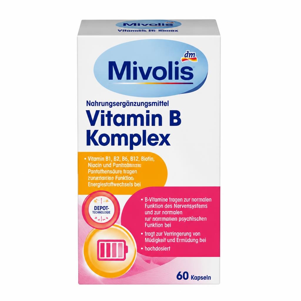 Vitamin B Kompleks 60 kapsul Mivolis Akcija v trgovini Dm