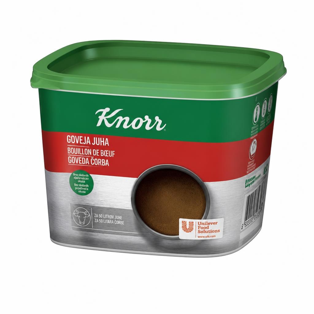 Knorr goveja juha 1 kg Akcija v trgovini E.Leclerc