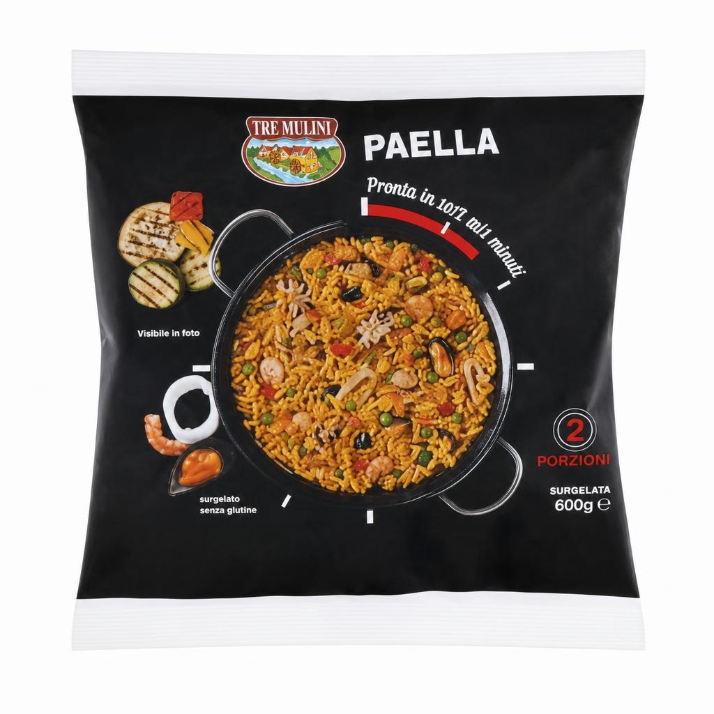 Tre Mulini paella 600 g - Akcija v trgovini Eurospin