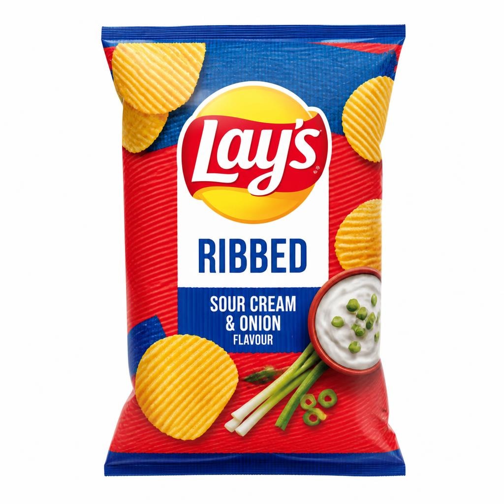 Rebrasti čips Lay's 120 g - Akcija v trgovini E.Leclerc