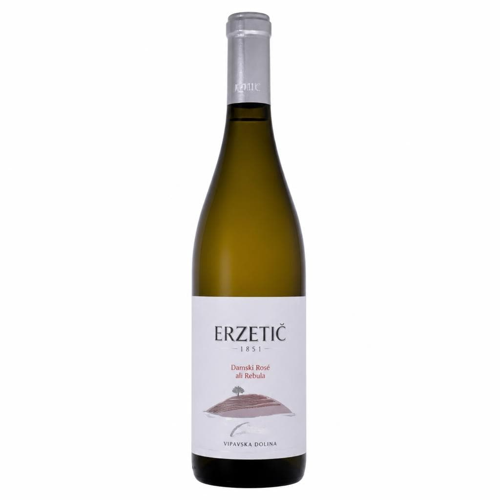 Kakovoatno vino ZGP Damski Rosé ali Rebula "Erzetic" 0,75 l Akcija v trgovini E.Leclerc