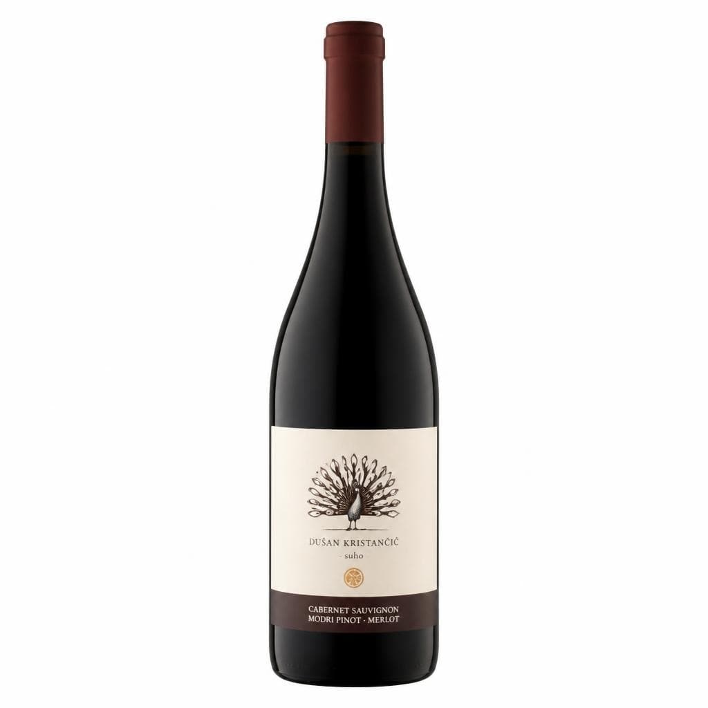Kakvoostno vino ZGP Cabernet Sauvignon, Modri Pinot ali Merlot "Dušan Kristančič" 0,75 l Akcija v trgovini E.Leclerc