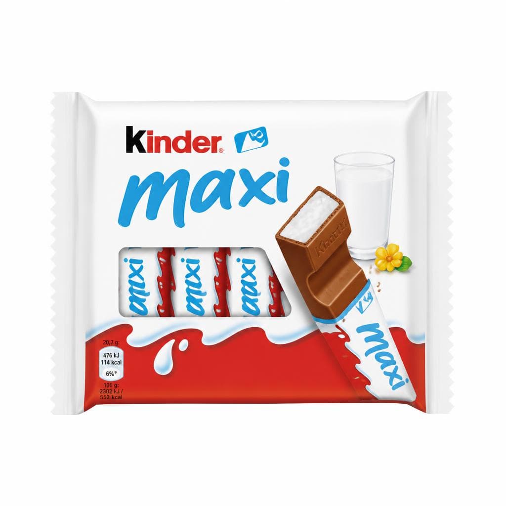 Čokolada Kinder Maxi 126 g Akcija v trgovini Spar