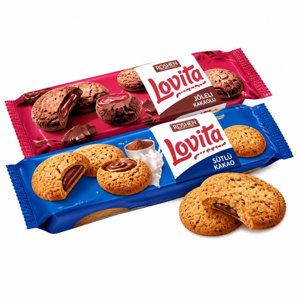 Keksi Lovita Roshen 127 g Akcija v trgovini Mercator