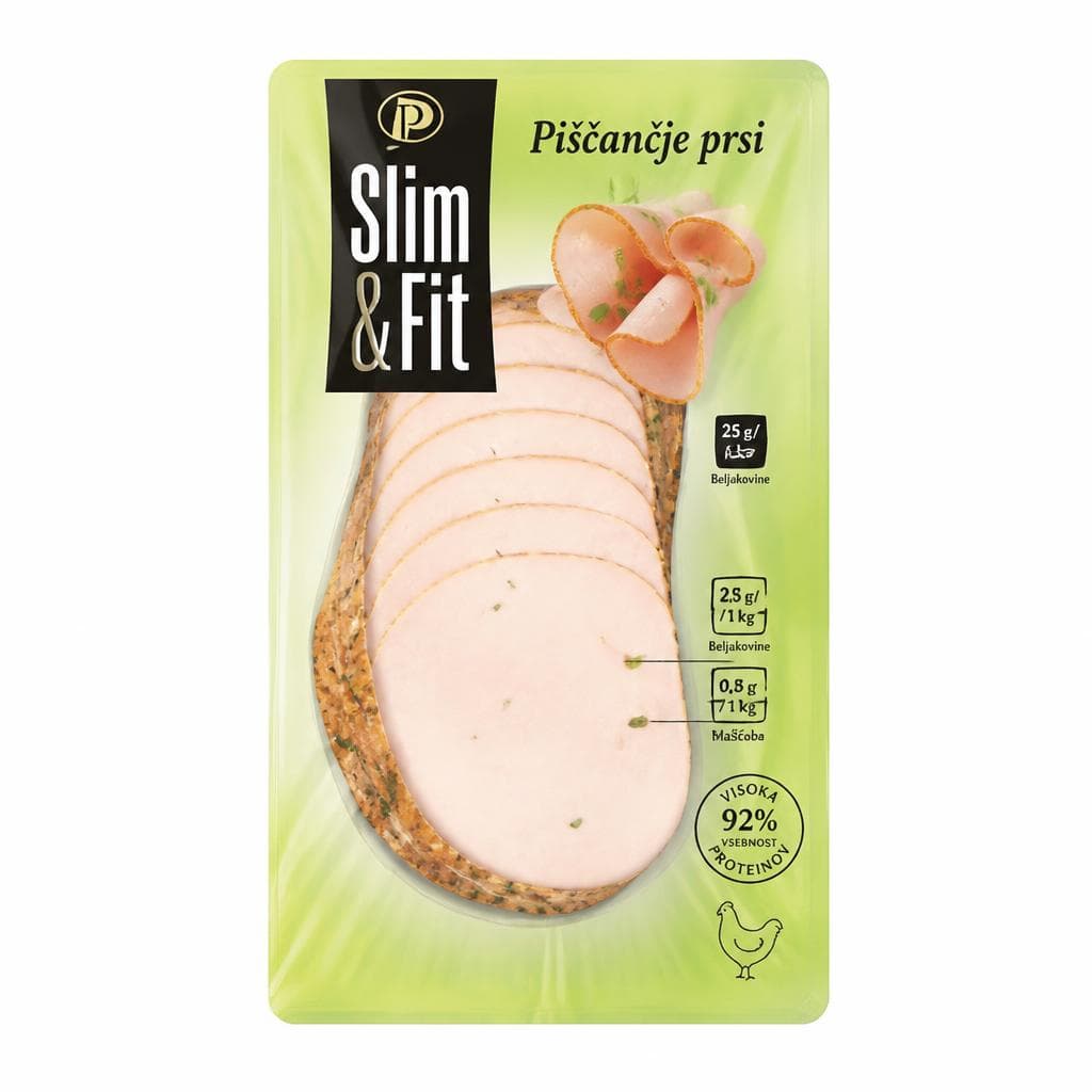 Slim&Fit piščančje prsi 125 g Akcija v trgovini Lidl