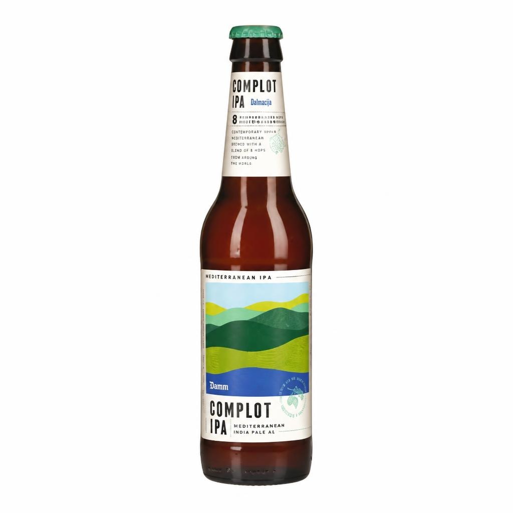 Mediteransko pivo Complot IPA 0,33 l Damm Akcija v trgovini Spar