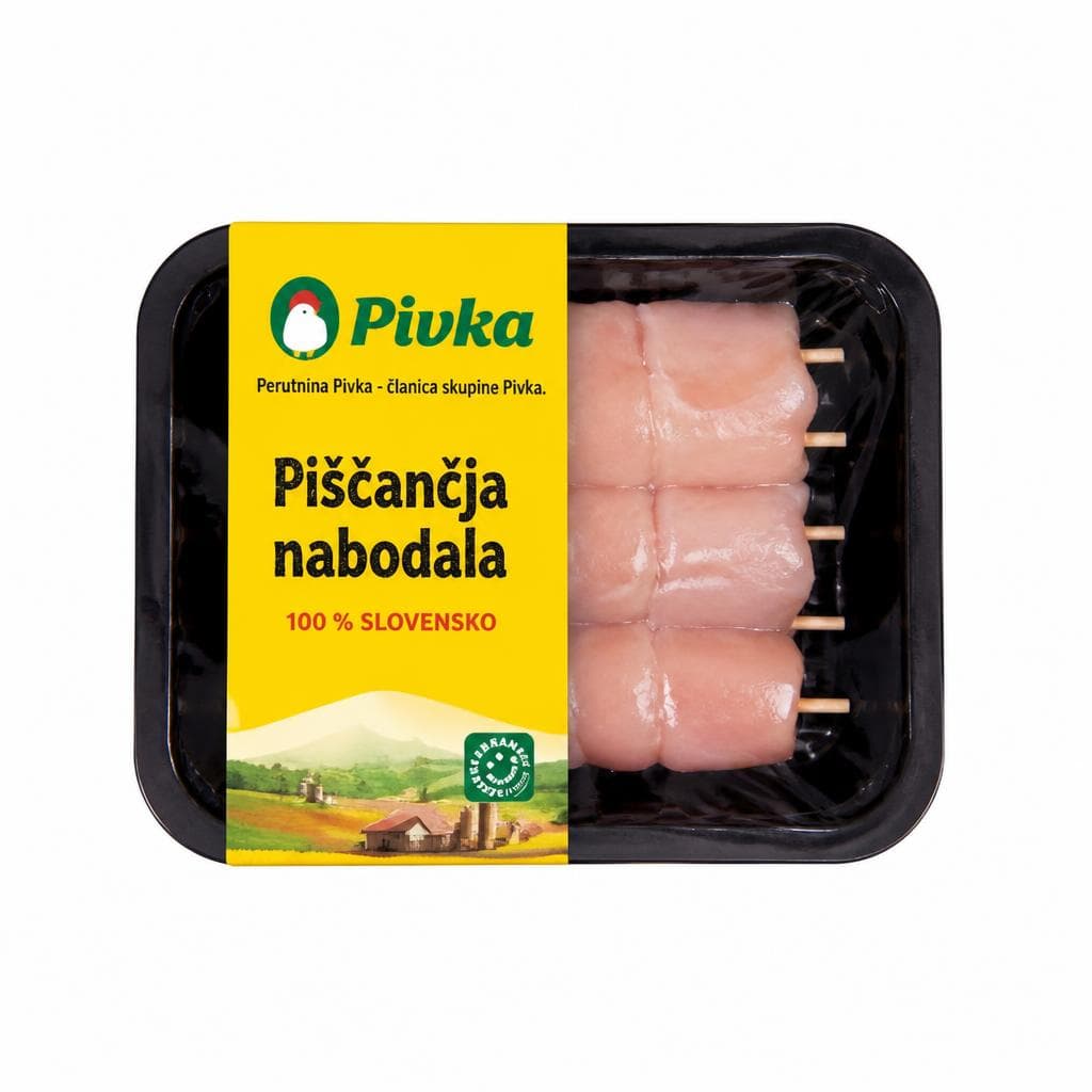 Piščančja nabodala Pivka 400 g Akcija v trgovini Mercator