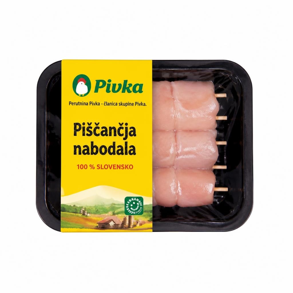 Piščančja nabodala Pivka 400 g Akcija v trgovini Mercator