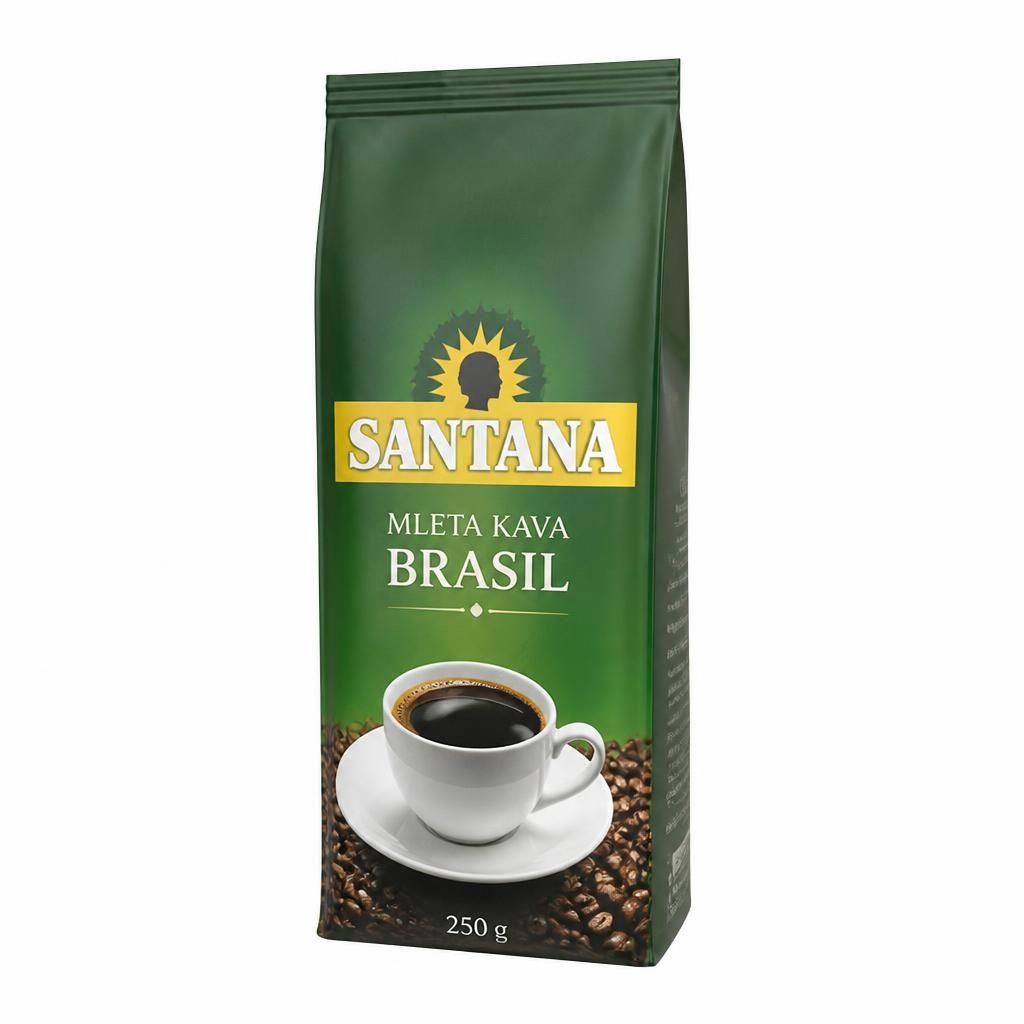 Santana mleta kava Brasil 250 g Akcija v trgovini E.Leclerc