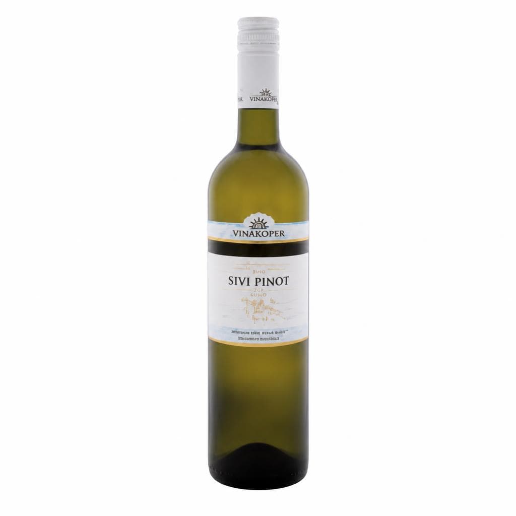 Vinakoper vrhunsko vino ZGP Chardonnay ali Sivi Pinot 0,75 l Akcija v trgovini E.Leclerc