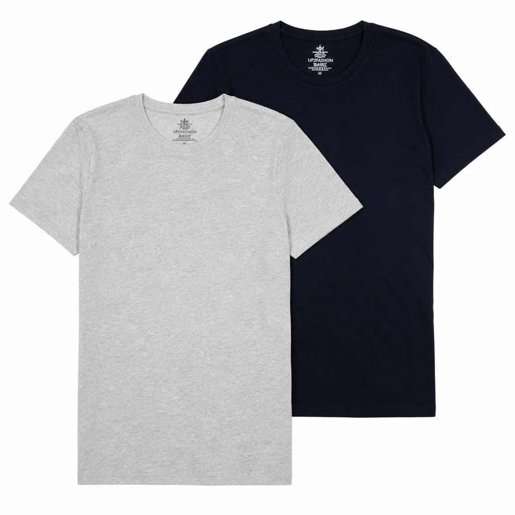 Moška majica s kratkimi rokavi 2 kosa UP2FASHION BASICS Akcija v trgovini Hofer