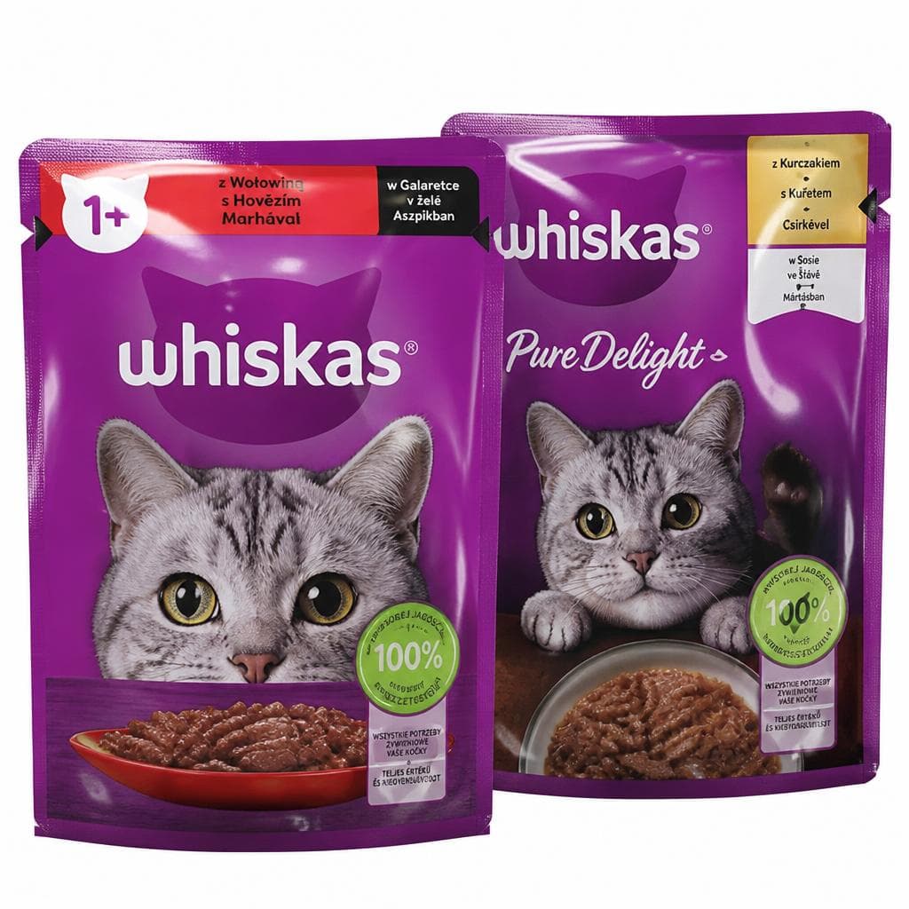 Mokra hrana za mačke Whiskas 85 g Akcija v trgovini Tuš