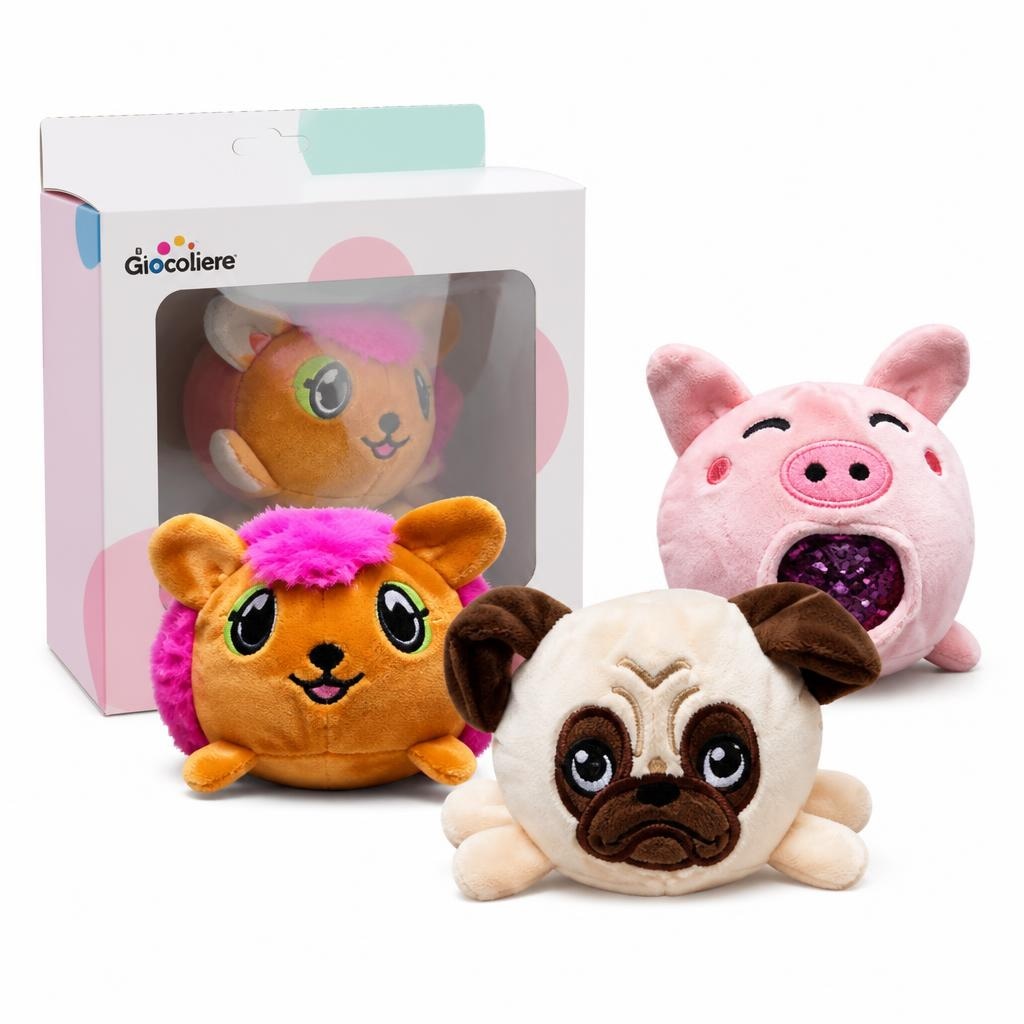 Plišaste igrače Antistres Squishy Giocoliere - Akcija v trgovini Eurospin