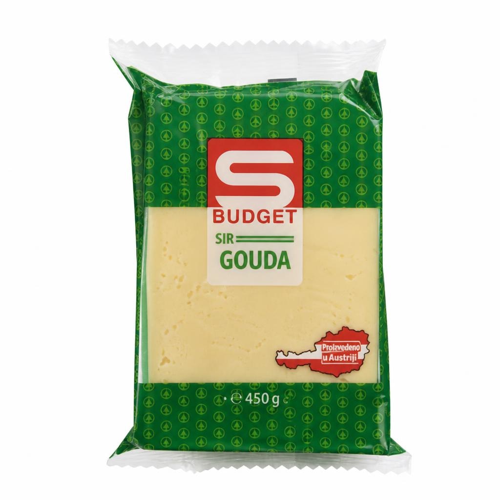 Sir Gouda 450 g S-BUDGET Akcija v trgovini Spar