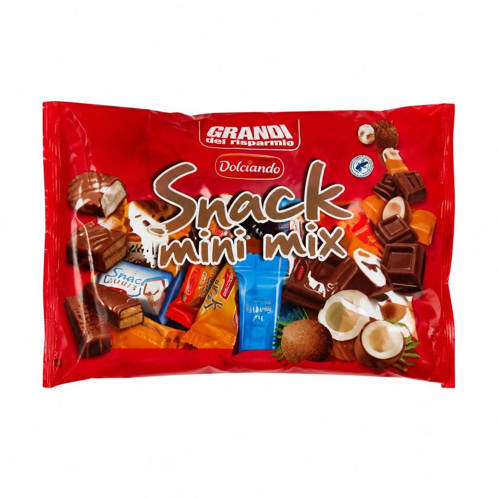 Grandi Snack mini mix mešane mini čokoladice 1 kg Akcija v trgovini Eurospin