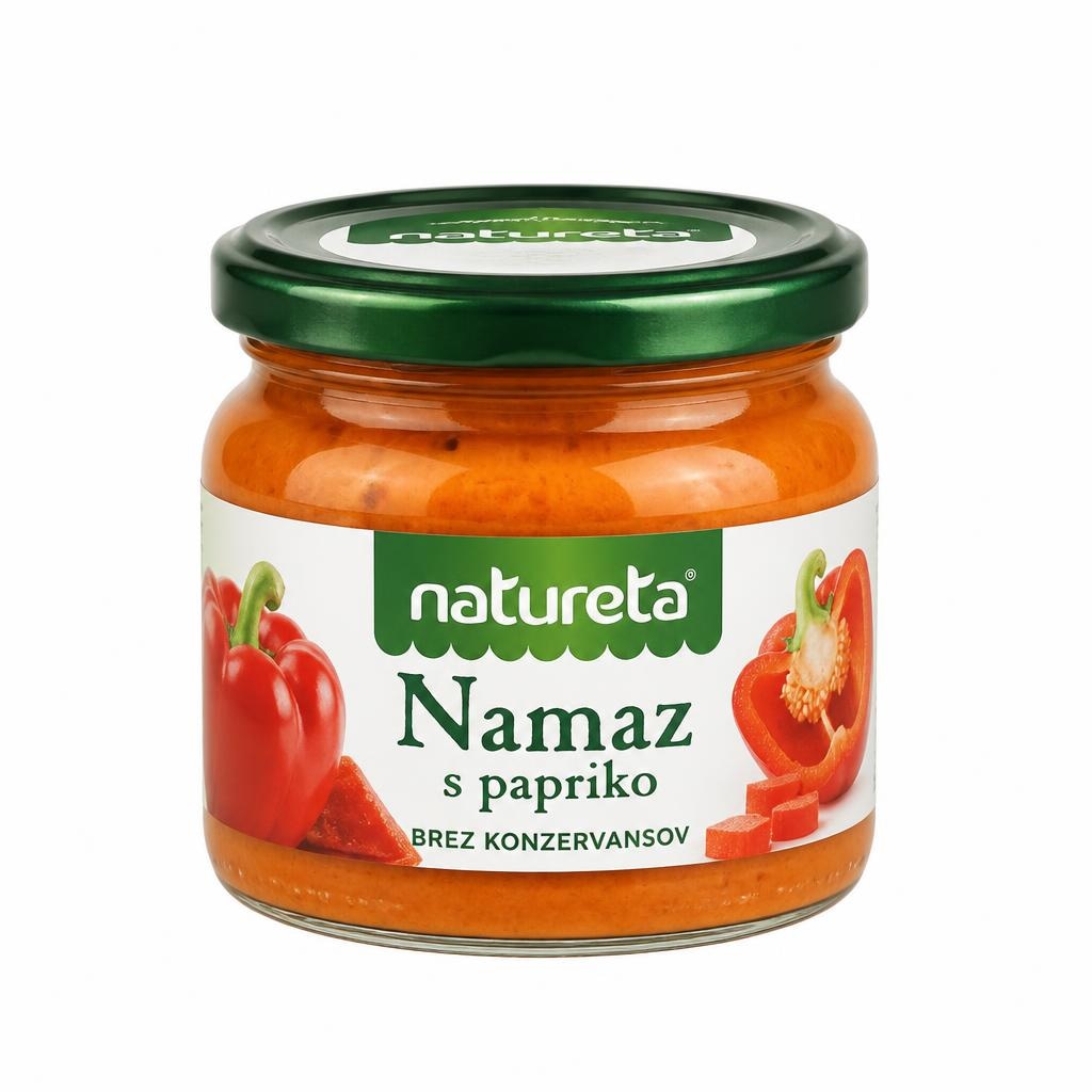 Natureta Namaz s papriko 530 g - Akcija v trgovini Jager