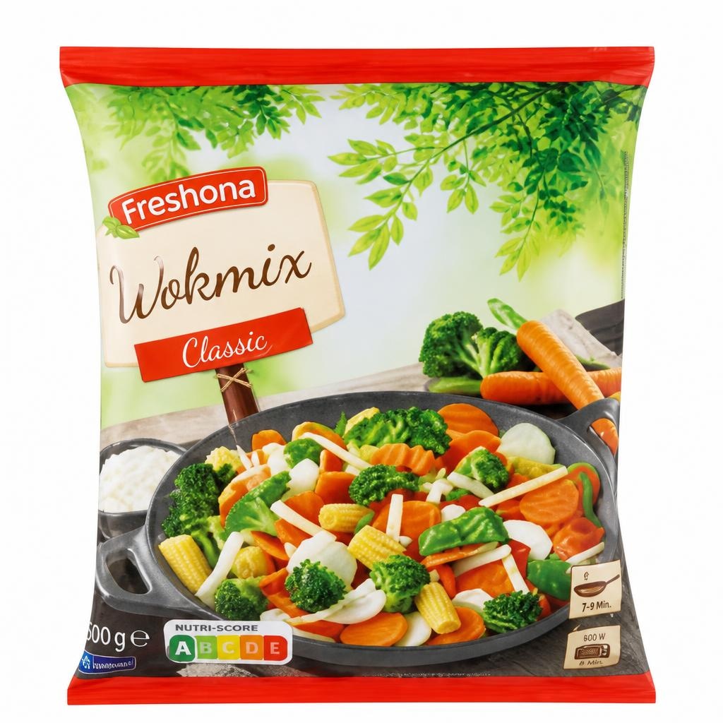 Freshona Mešanica zelenjave za wok 500 g - Akcija v trgovini Lidl